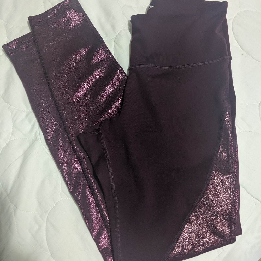 Old Navy active leggings metallic